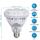 SANSI 300-Watt Equivalent 4000 Lumens 1-Light BR30 Non-Dimmable LED Light Bulb in Daylight 5000K