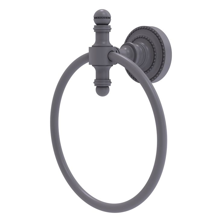Allied Brass Retro Dot Polished Brass Wall Mount Towel Ring