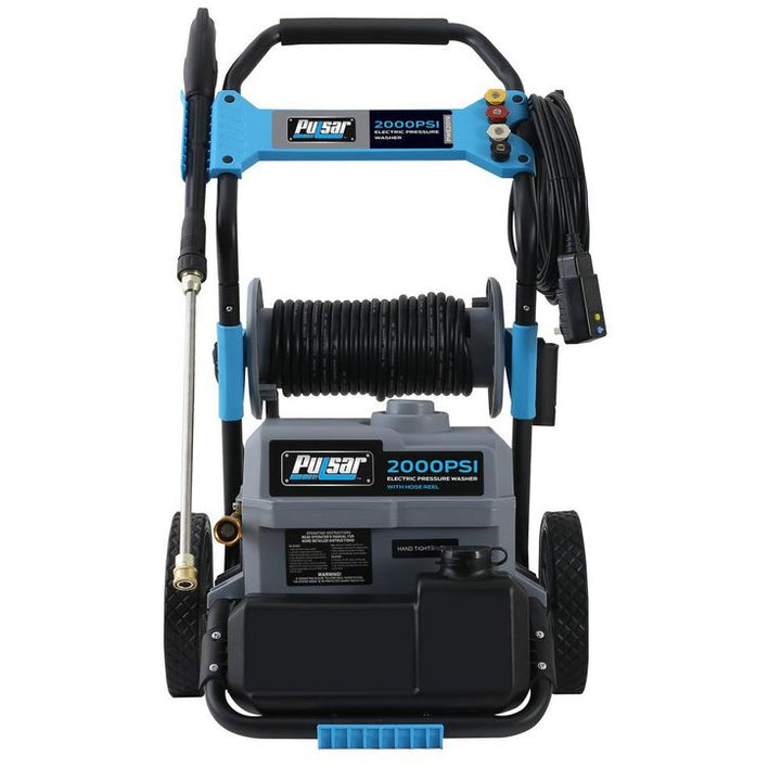Pulsar 2,000 PSI, 1.6 GPM Electric Pressure Washer with Hose Reel and Built-in Soap Tank