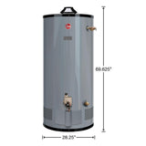 Commercial Medium Duty 100 Gal. 80K BTU Natural Gas Tank Water Heater - Super Arbor