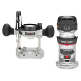 1-1/4 HP Compact Router with Plunge Base and Bag - Super Arbor