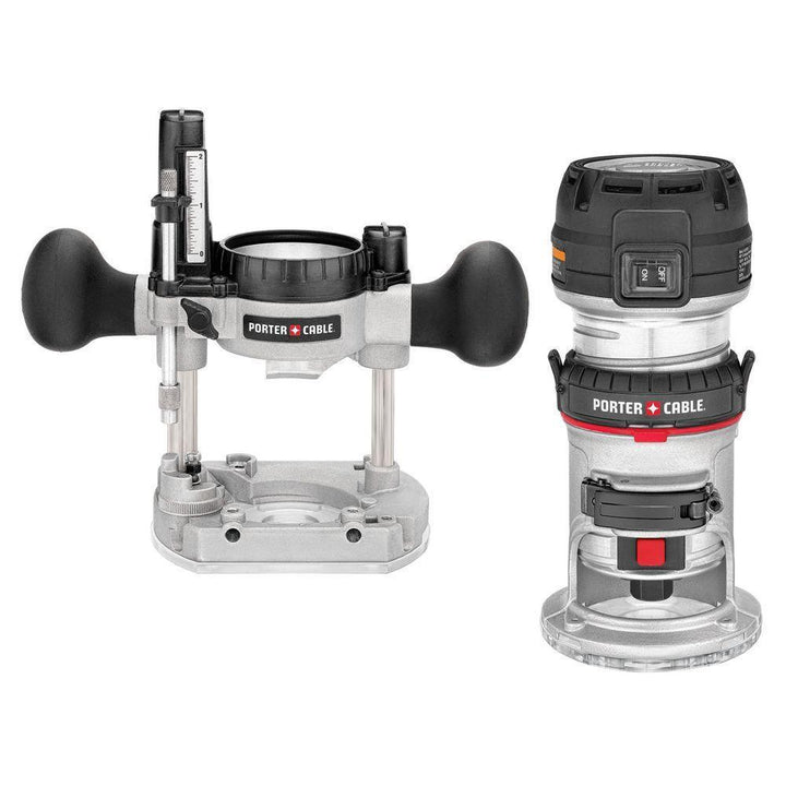 1-1/4 HP Compact Router with Plunge Base and Bag - Super Arbor