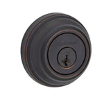 Satin Nickel Single Cylinder Deadbolt featuring SmartKey Security with Microban Antimicrobial Technology - Super Arbor