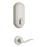 SmartCode 909 Satin Nickel Single Cylinder Electronic Deadbolt Featuring SmartKey Security and Tustin Passage Lever - Super Arbor
