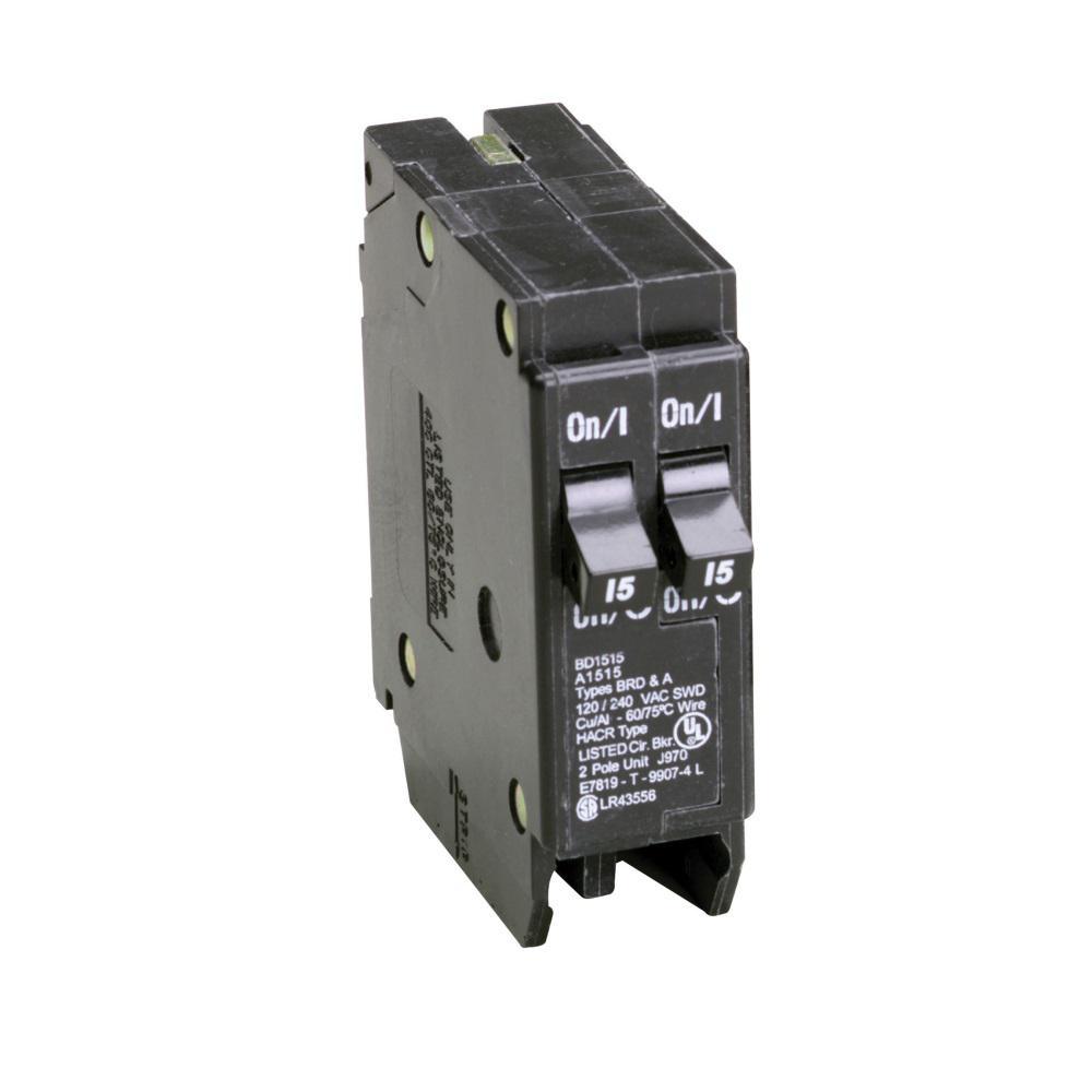 BD 2-15 Amp Single Pole Tandem CTL Circuit Breaker - Super Arbor