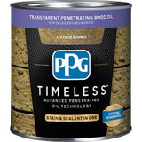 PPG TIMELESS 3 gal. TPO-14 Oxford Brown Transparent Penetrating Wood Oil Exterior Stain Low VOC - Super Arbor