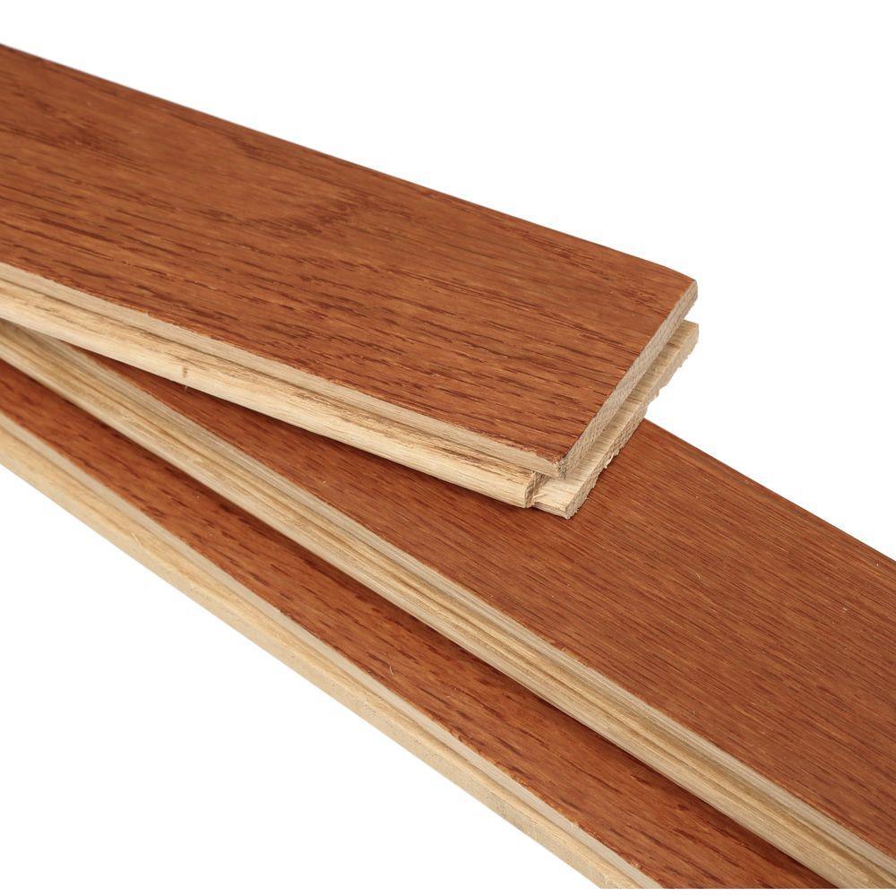 Bruce American Originals Copper Dark Red Oak 3/4 in. T x 2-1/4 in. W x Varying L Solid Hardwood Flooring (20 sq. ft. /case)