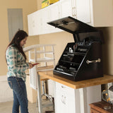26 in. 0-Drawers Portable Tool Box in Black Powder Coated - Super Arbor