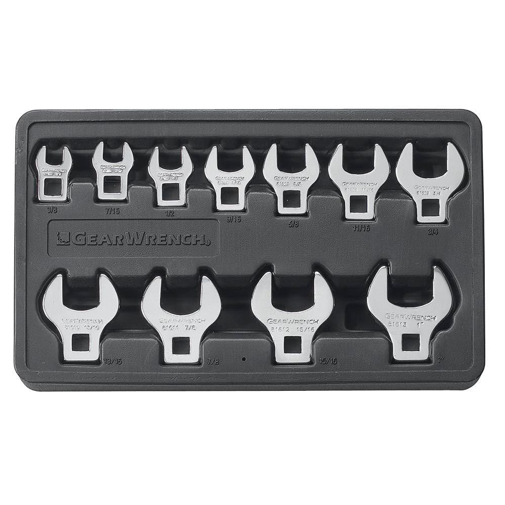 SAE Crowfoot Wrench Set (11-Piece) - Super Arbor
