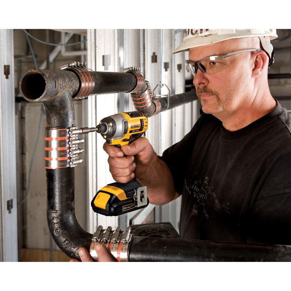 20-Volt MAX Li-Ion Cordless 1/4 in. Impact Driver (Tool-Only) w/ 20-Volt Max Li-Ion 4.0 Ah Battery & Charger Starter Kit