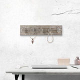 Leaves Wood/Metal Coat Rack Wall Hooks - Super Arbor