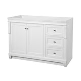 Naples 30 in. W Bath Vanity Cabinet Only in Tobacco with Right Hand Drawers - Super Arbor
