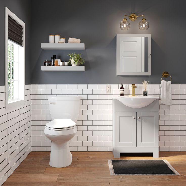 Style Selections 19.5-in x 23.7-in Rectangle Surface Mirrored Medicine Cabinet