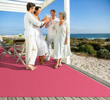 Indoor/Outdoor Carpet with Rubber Marine Backing - Pink 6' x 10' - Several Sizes Available - Carpet Flooring for Patio, Porch, Deck, Boat, Basement or Garage