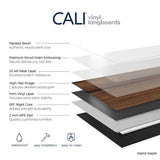 CALI Longboards Island Maple Brown 20-mil x 9-in W x 70-4/5-in L Waterproof Interlocking Luxury Vinyl Plank Flooring (26.62-sq ft/ Carton)