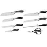 9-Piece Full Knife Set in Stainless Steel