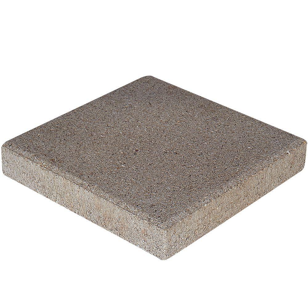 12 in. x 12 in. x 1.5 in. River Red Square Concrete Step Stone - Super Arbor
