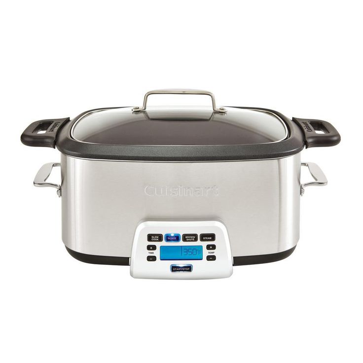 7 Qt. Stainless Steel Electric Multi-Cooker with Aluminum Pot