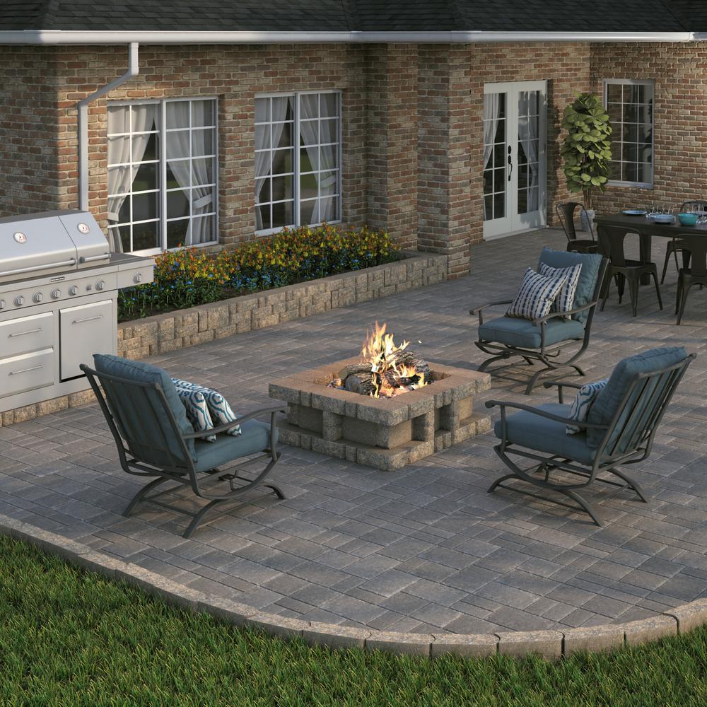 Pavestone SplitRock Corner 3.5 in. x 10.5 in. x 7 in. Yukon Concrete Garden Wall Block (96 Pcs. / 40.8 Face ft. / Pallet) - Super Arbor