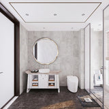 TrafficMASTER Telegrey Concrete 12 in. x 24 in. Luxury Vinyl Tile Peel And Stick Wall (18 sq. ft. / Case)
