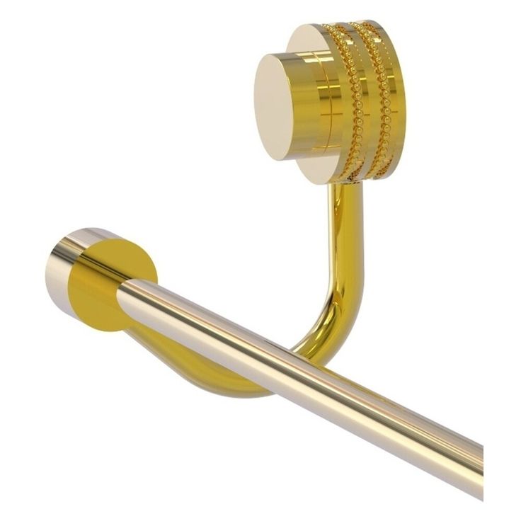 Allied Brass Venus 30-in Polished Brass Wall Mount Single Towel Bar