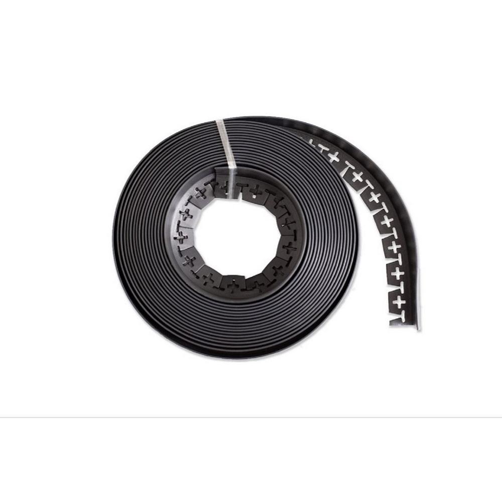 Valley View Industries 20 ft. L x 2 in. W x 1.5 in. H Light Brown Resin Innovative Edge No Dig Edging with 9 in. Poly Nails (16-Quantity)