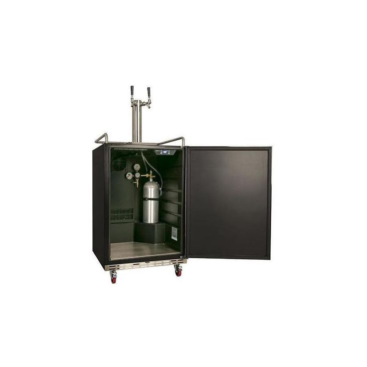 EdgeStar Sixth-Barrel Keg Black Digital Kegerator