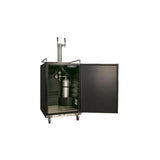 EdgeStar Sixth-Barrel Keg Black Digital Kegerator