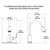 Market Single-Handle Pull-Down Sprayer Kitchen Faucet in Chrome - Super Arbor