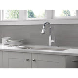 Peerless Xander Chrome 1-Handle Deck-Mount Pull-Down Handle Kitchen Faucet