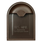 Winston Rubbed Bronze Post Mount Mailbox - Super Arbor