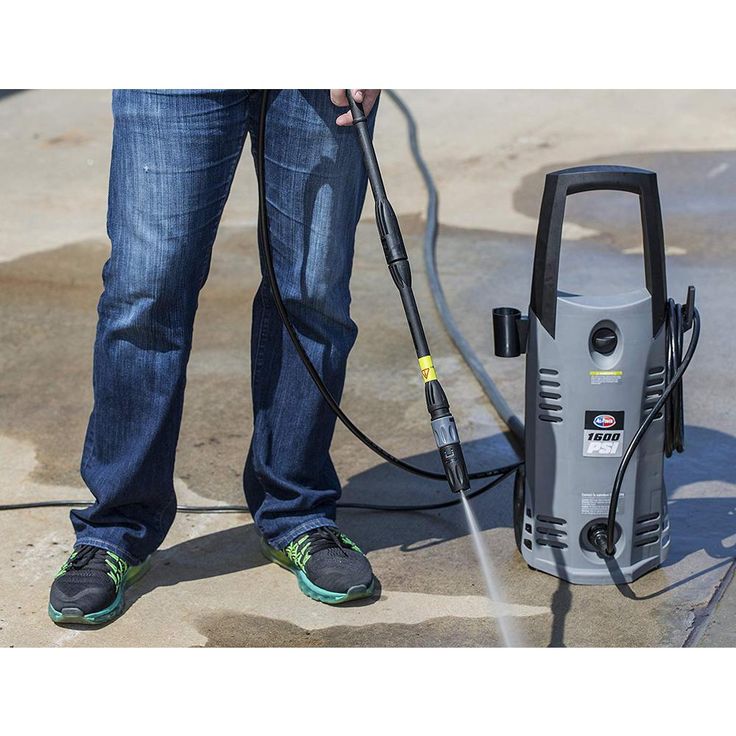 All Power 1600 PSI 1.6 GPM Electric Pressure Washer with Hose Reel for House, Garage, Vehicle and Outdoor Cleaning
