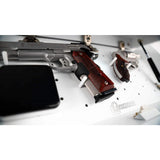 In Plain Sight Firearm Concealment Shelf, White - Super Arbor