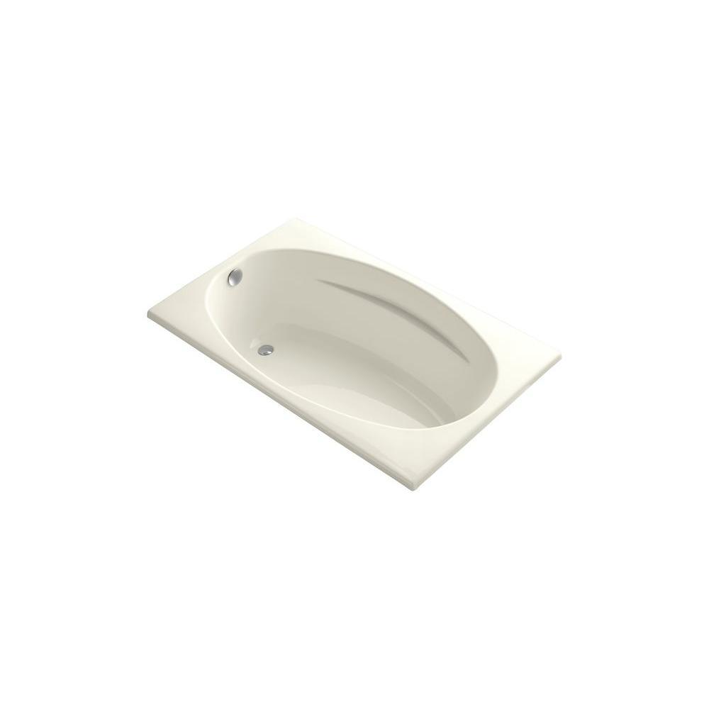 Proflex 5 ft. Reversible Drain Bathtub in White - Super Arbor