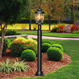 Home Decorators Collection McCarthy 1-Light Bronze Outdoor Post Mount