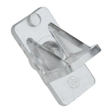 1/4 in., Clear Plastic, Locking Shelf Support Peg (8-pack)