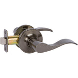 Callan Bennett Edged Oil Rubbed Bronze Hall/Closet Door Lever - Super Arbor