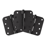 3-1/2 in. Square Corner Satin Nickel Door Hinge Value Pack (10 per Pack) - Super Arbor