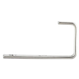 2-31/32 in. (75.7 mm) Brushed Nickel Decorative Hook