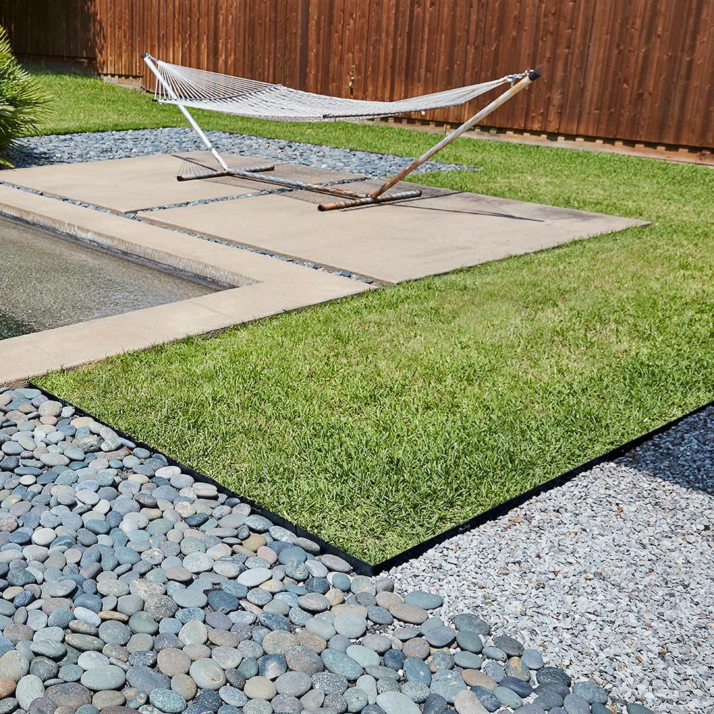 8 ft. x 14-Gauge x 4 in. Black Steel Landscape Edging - Super Arbor
