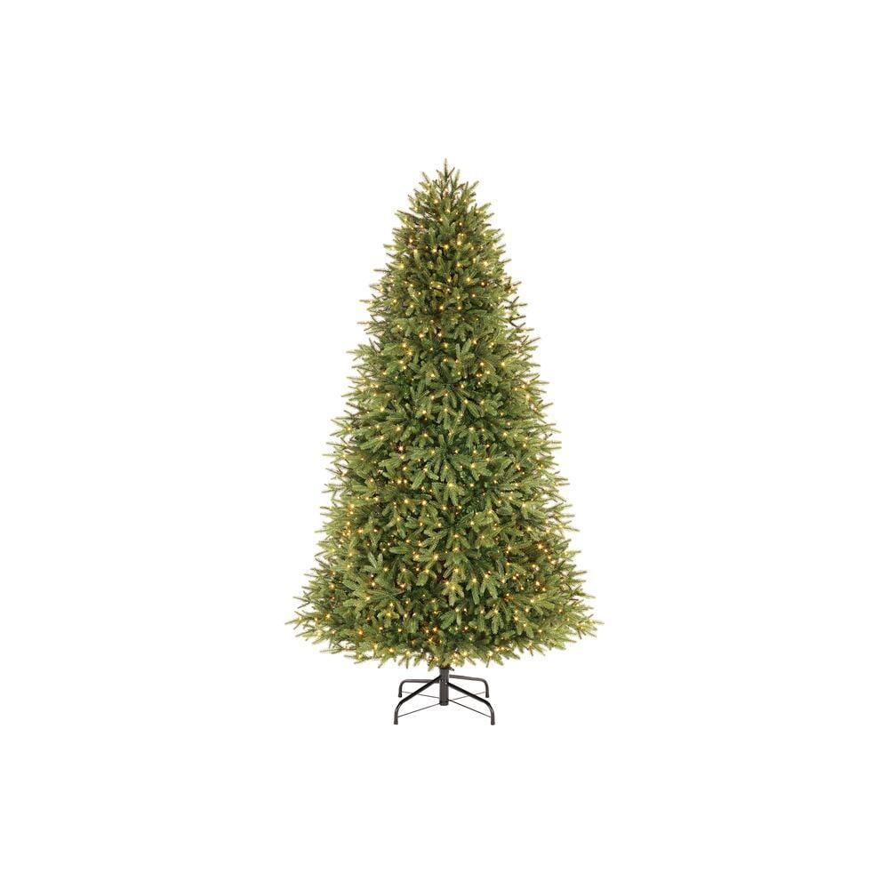 9 ft Jackson Noble Fir Pre-Lit LED Artificial Christmas Tree with 1500 Color Changing Micro Dot Lights - Super Arbor
