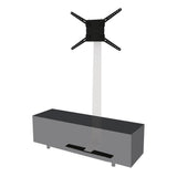 Universal Against the Wall Standing TV Mount in White - Super Arbor
