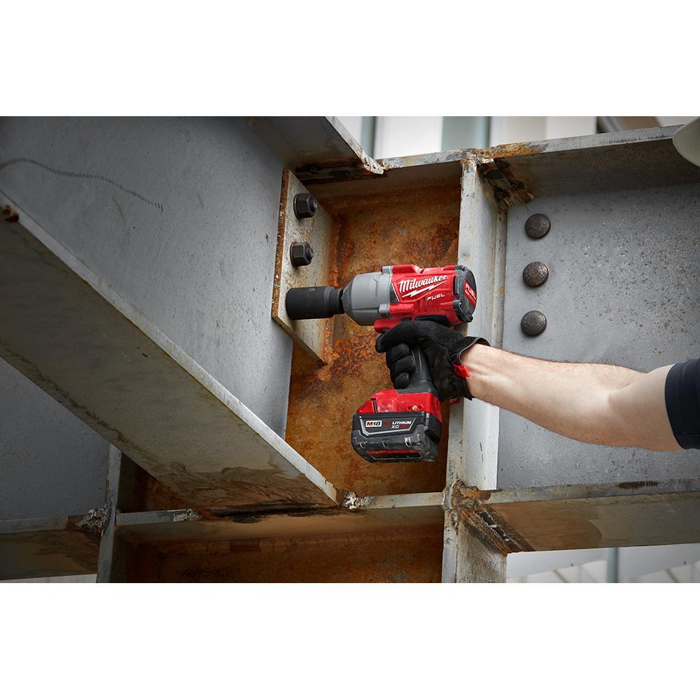 M18 FUEL 18-Volt 1/2 in. Lithium-Ion Brushless Cordless Impact Wrench w/ Friction Ring & Reciprocating Saw 2 Batteries - Super Arbor