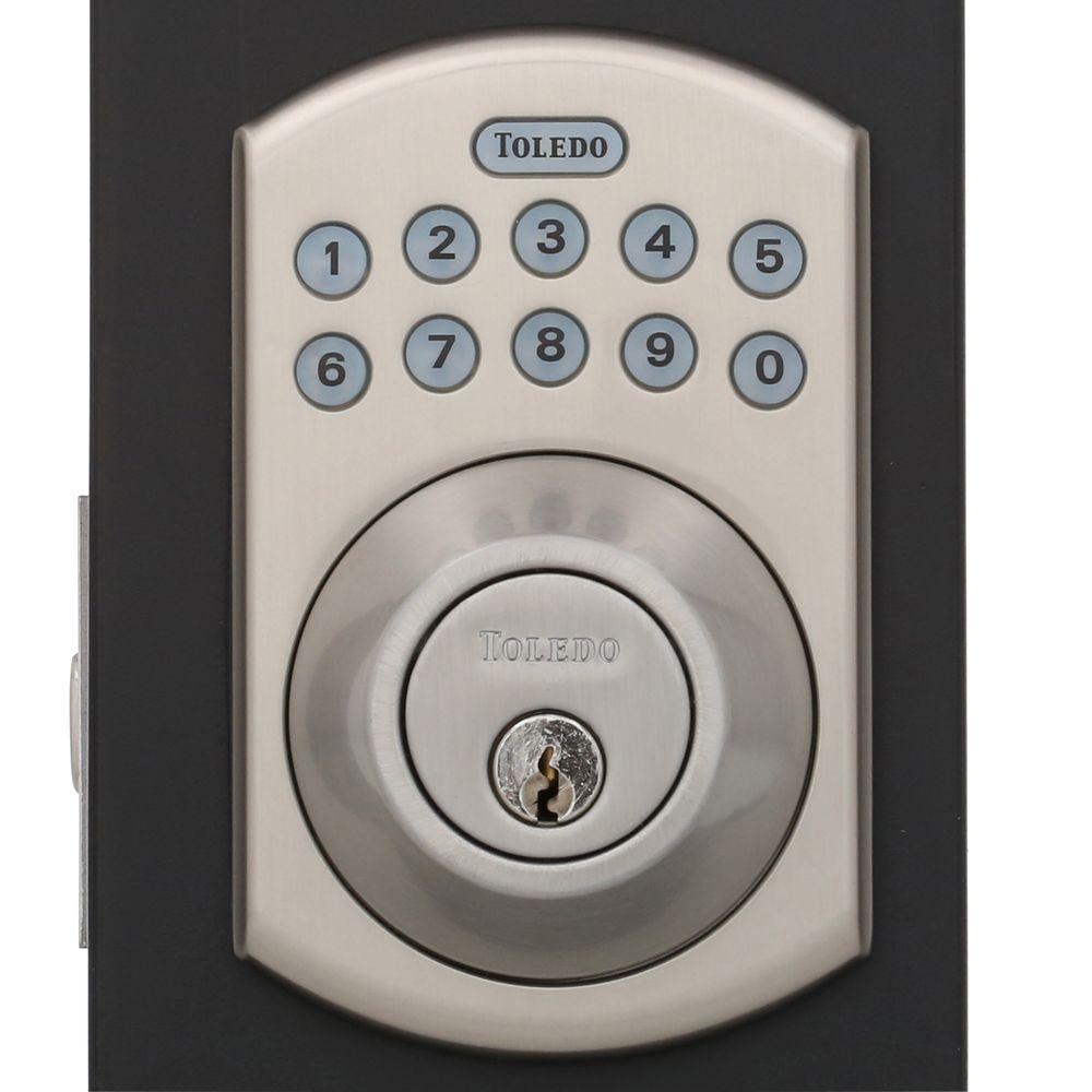 Electronic Stainless Steel Deadbolt with Remote Control - Super Arbor