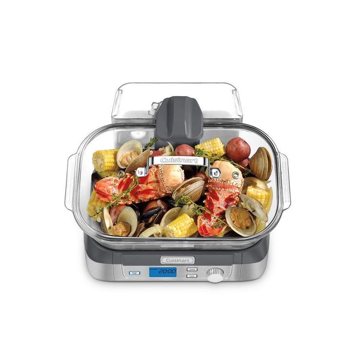 CookFresh 5.3 Qt. Stainless Steel Food Steamer and Rice Cooker