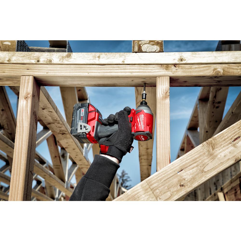 M18 FUEL 18-Volt Lithium-Ion Brushless Cordless Hammer Drill/Band Saw/Impact Driver Combo Kit (3-Tool) w/ 4-Batteries