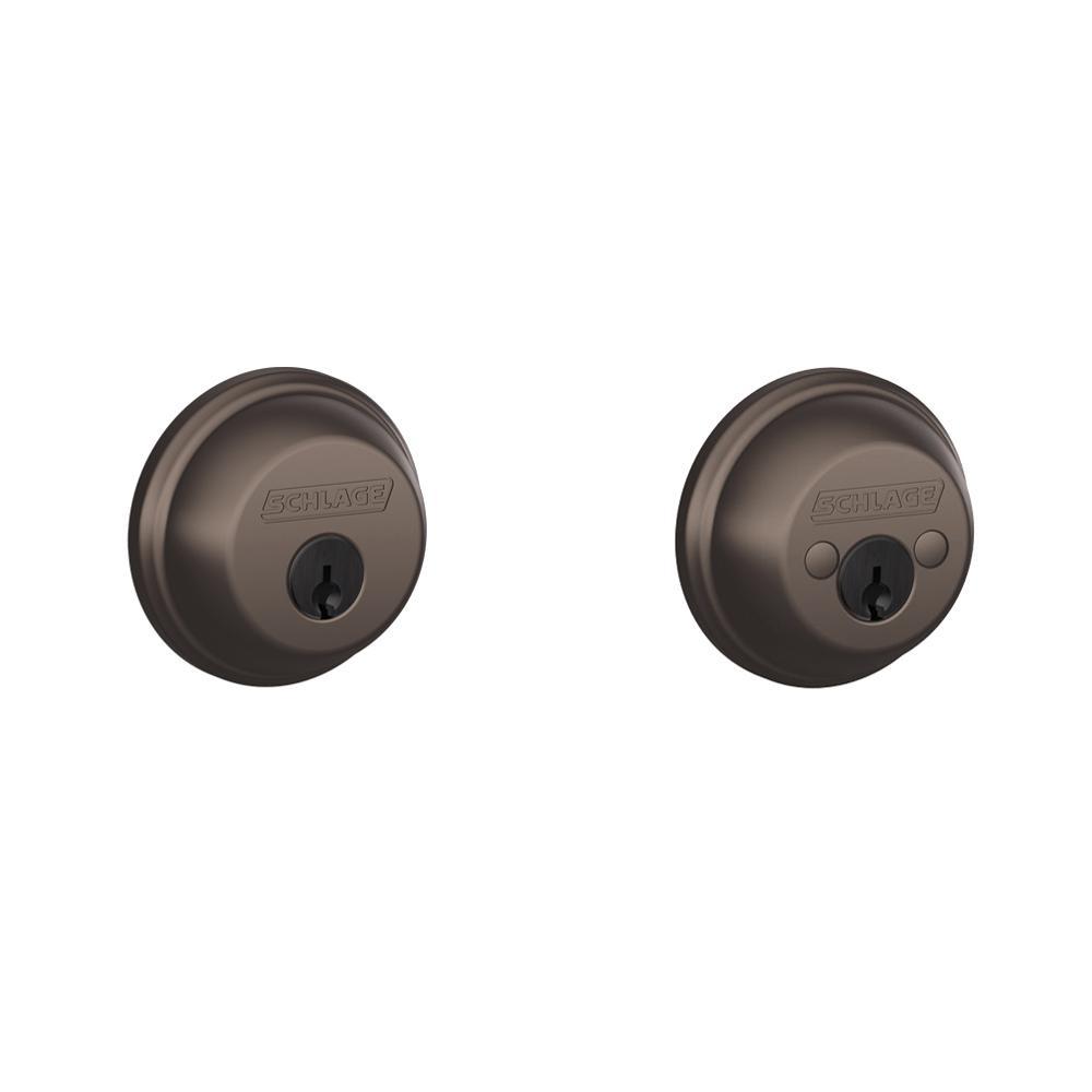 Bright Brass Double Cylinder Deadbolt - Super Arbor