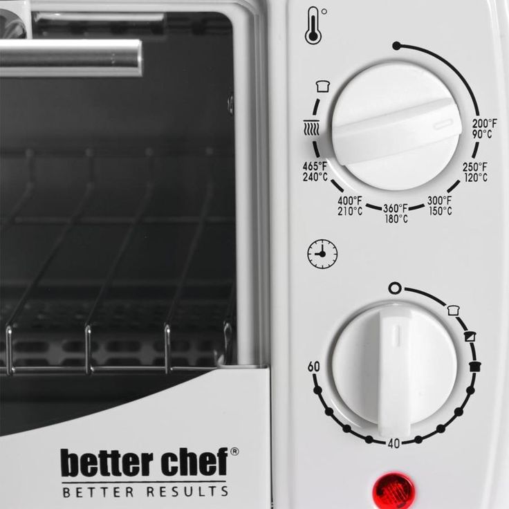 Better Chef 2-Slice White Convection Toaster Oven (700-Watt)