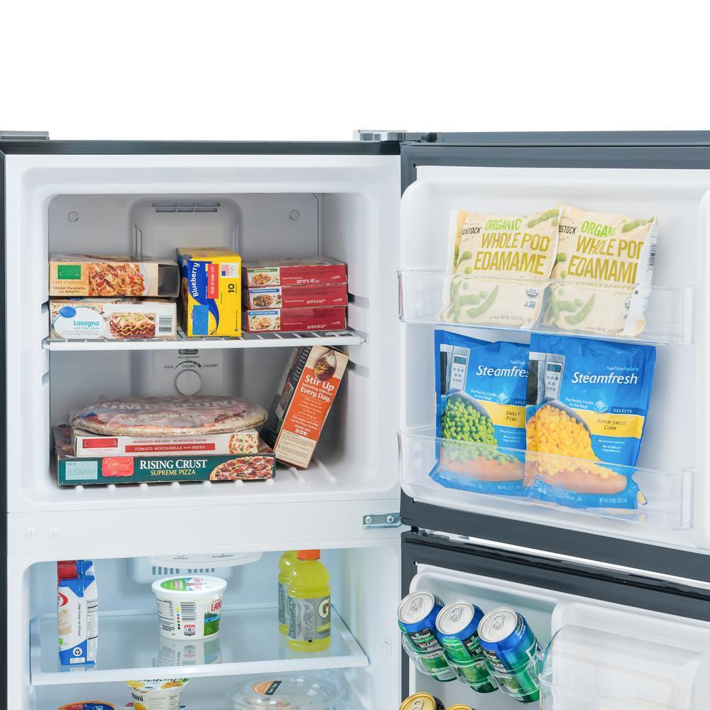 10.1 cu. ft. Top Freezer Refrigerator in Black - Super Arbor