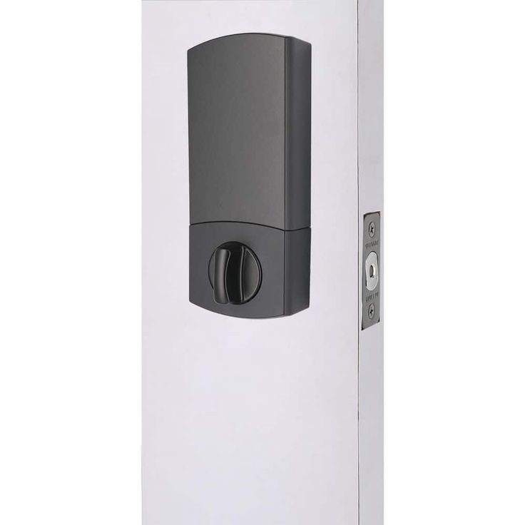 Defiant Square Matte Black Smart Wi-Fi Deadbolt Powered By Hubspace